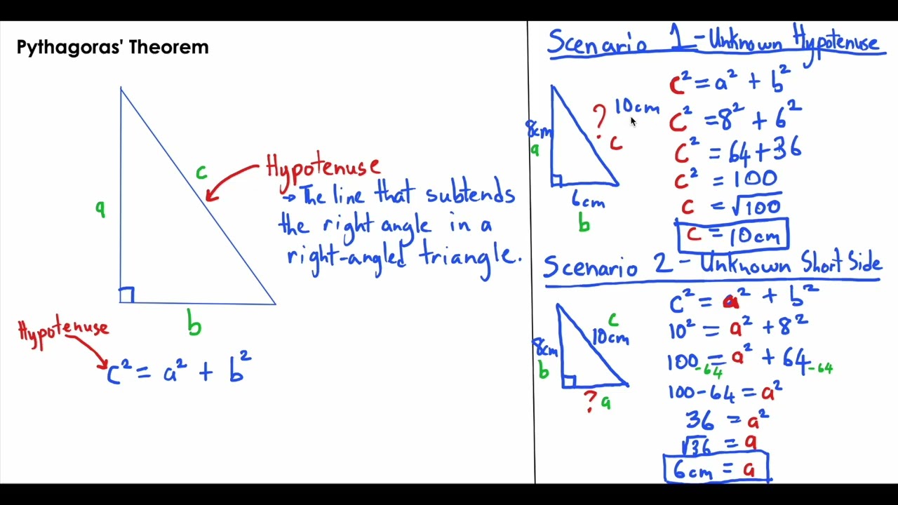 INTRODUCTION TO TRIGONOMETRY | PYTHAGORAS THEOREM & SOHCAHTOA | RIGHT-ANGLED TRIANGLES