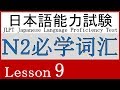 日语 N2 词汇 Lesson 9【友人を招く】