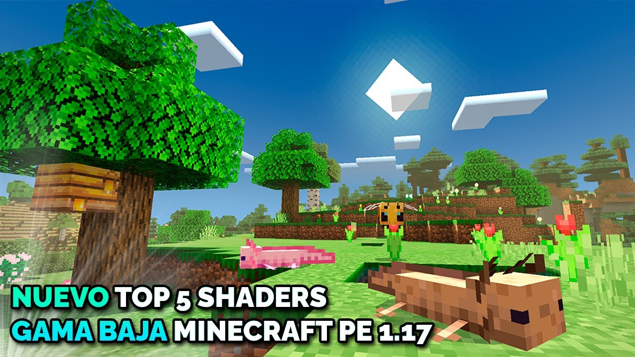👉Top mejores SHADERS MEGA REALISTAS para Minecraft pe (gama baja y  med