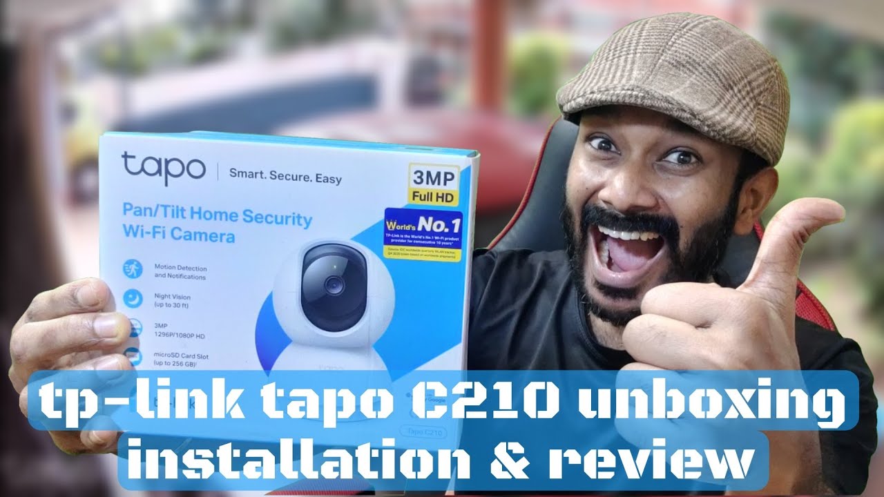 TP-Link Tapo C210 360° Wi-Fi Security Camera - Unboxing & Review