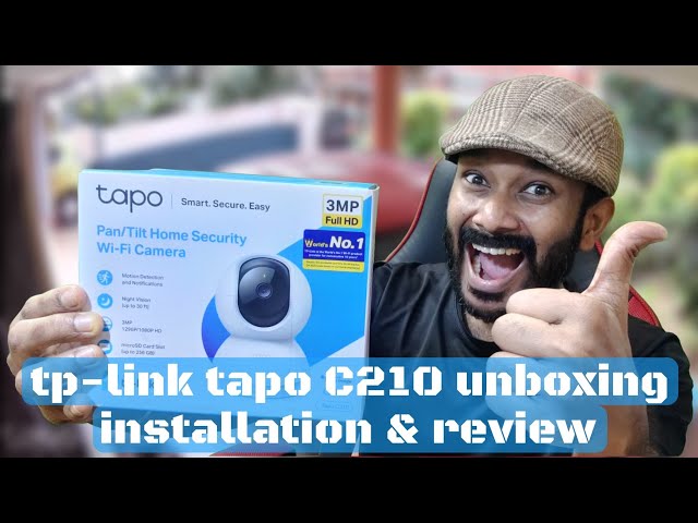 TP-LINK TAPO C210 Cámara de Vigilancia WIFI 3MP 2K 360° Alexa Google  TP-LINK