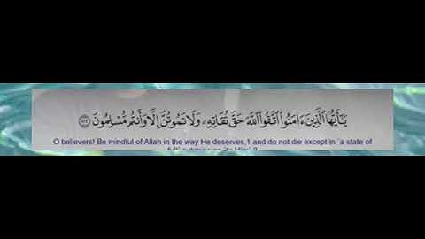 سورة آل عمران 100-105