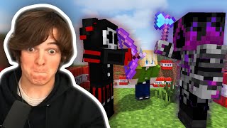 Tubbo GETS STUCK In Middle of War On DEADLIEST SMP! LIFESTEAL SMP