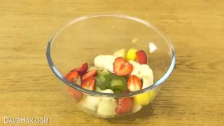 Как правильно резать фрукты и очищать ягоды