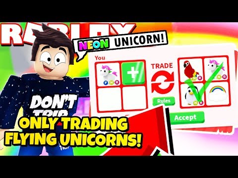 I Only Traded Flying Unicorns In Adopt Me New Adopt Me Flying - details about sale roblox adopt me account evil unicorn flyable and rideable