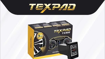 TEXPAD TX900 áp suất lốp nút chờ | Hướng dẫn set lốp