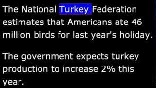US Turkey Farmers Aren't Celebrating - Agriculture Report in Special English.