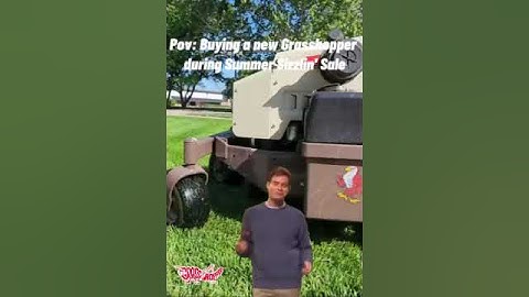 Summer Sizzler Sale #grasshoppermowers #mowday #zeroturnmower