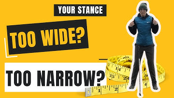 Is your golf stance too wide or too narrow?
