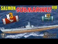SUBMARINE Salmon 3 Kills &amp; 134k Damage | World of Warships Gameplay