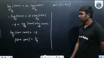 The number of distinct solutions of the equation, \(\log _{1 / 2}|\sin x|=2-\log _{1 / 2}|\cos x|...