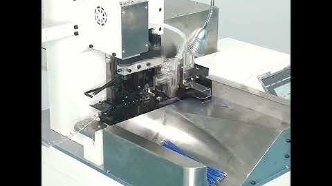 Automatic double-head terminal machine, wire cutting, stripping, twisting, crimping machine