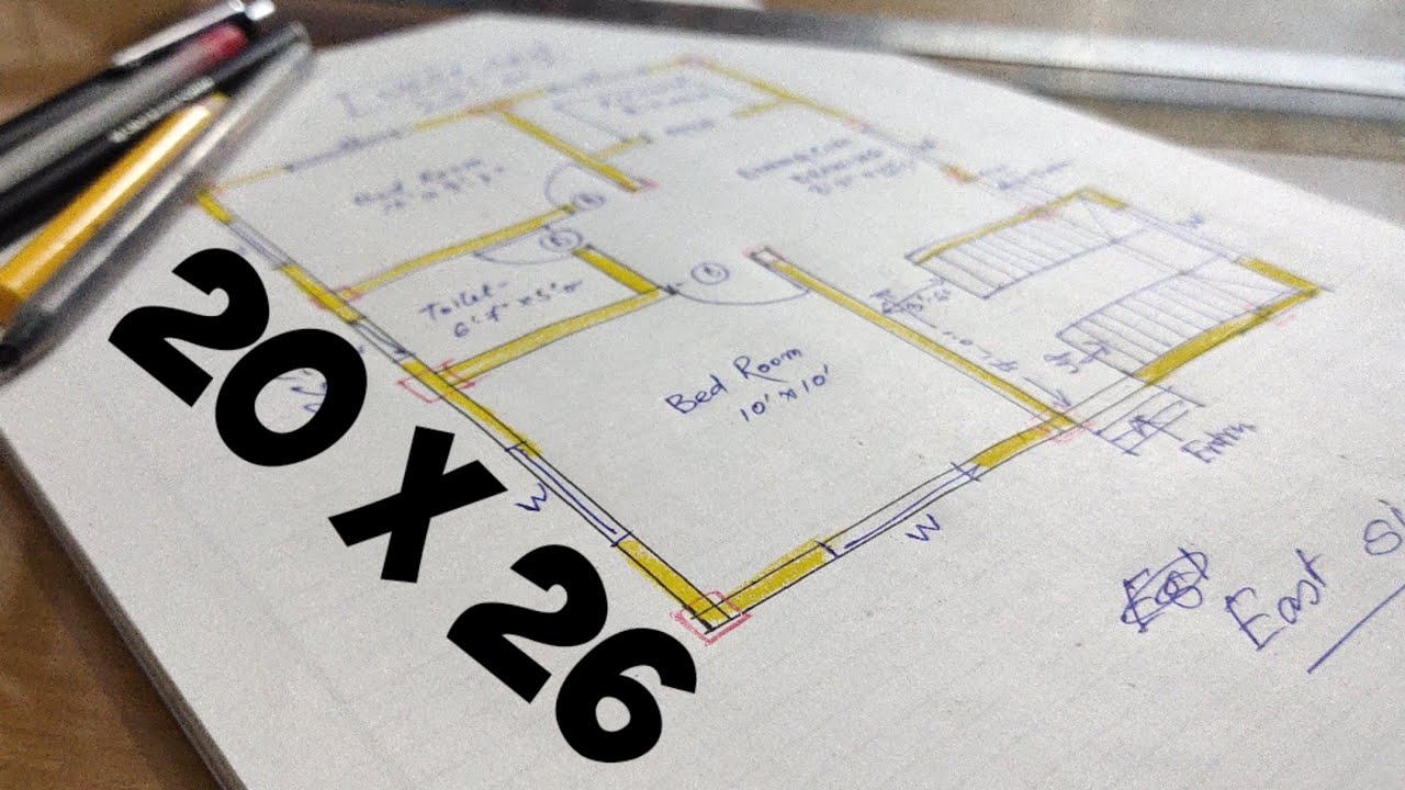 20 X 26 House Plan II 20 26 GHAR NAKSHA YouTube 20-x-26-house-plan-ii-20-26-ghar-naksha-youtube