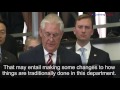 Secretary of State Rex Tillerson Address to Career Diplomats