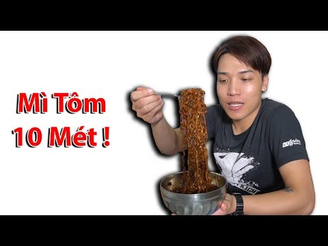 NTN - Thử Ăn Mì Tôm 10M Dài Nhất Thế Giới ( Long Noodles 10M )