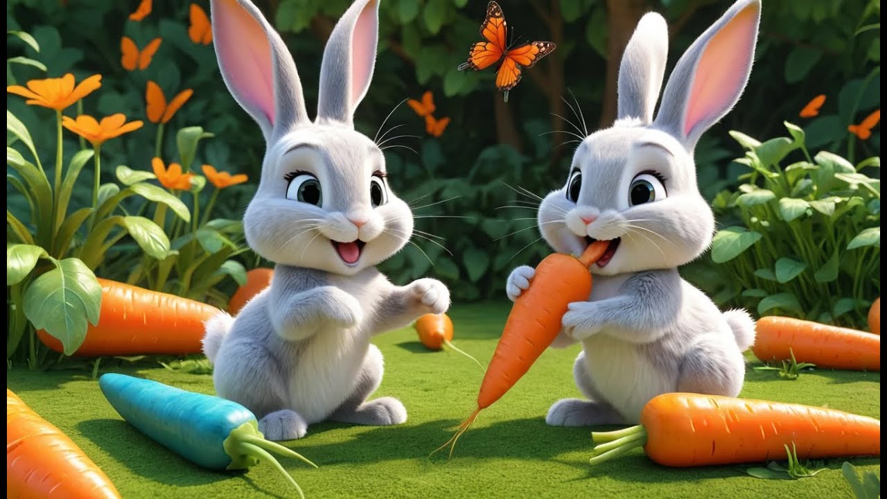 The Bunny Hop Song | Fun Jumping Dance Rhyme for Kids | Hop Along with ...
