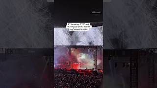 OMG🤯BTS FIRE and FYA mashup at their tour's opening night 🔥😭#bts#BTSWorldTour2026#shorts