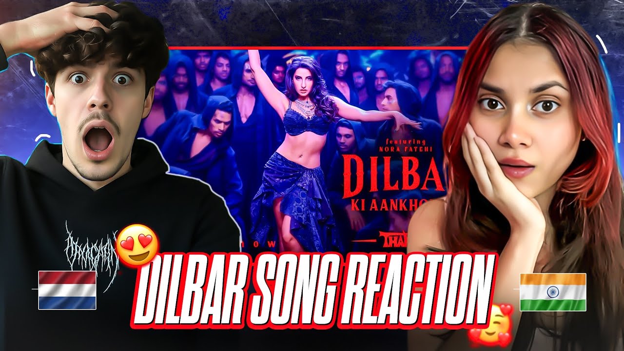 Реакция на песню Dilbar Ki Aankhon Ka Song | Реакция иностранного друга на NORA 😱#реакция