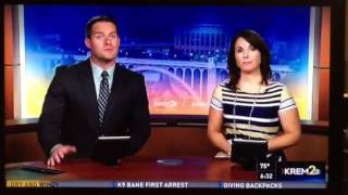 KREM Wenatchee fire news report