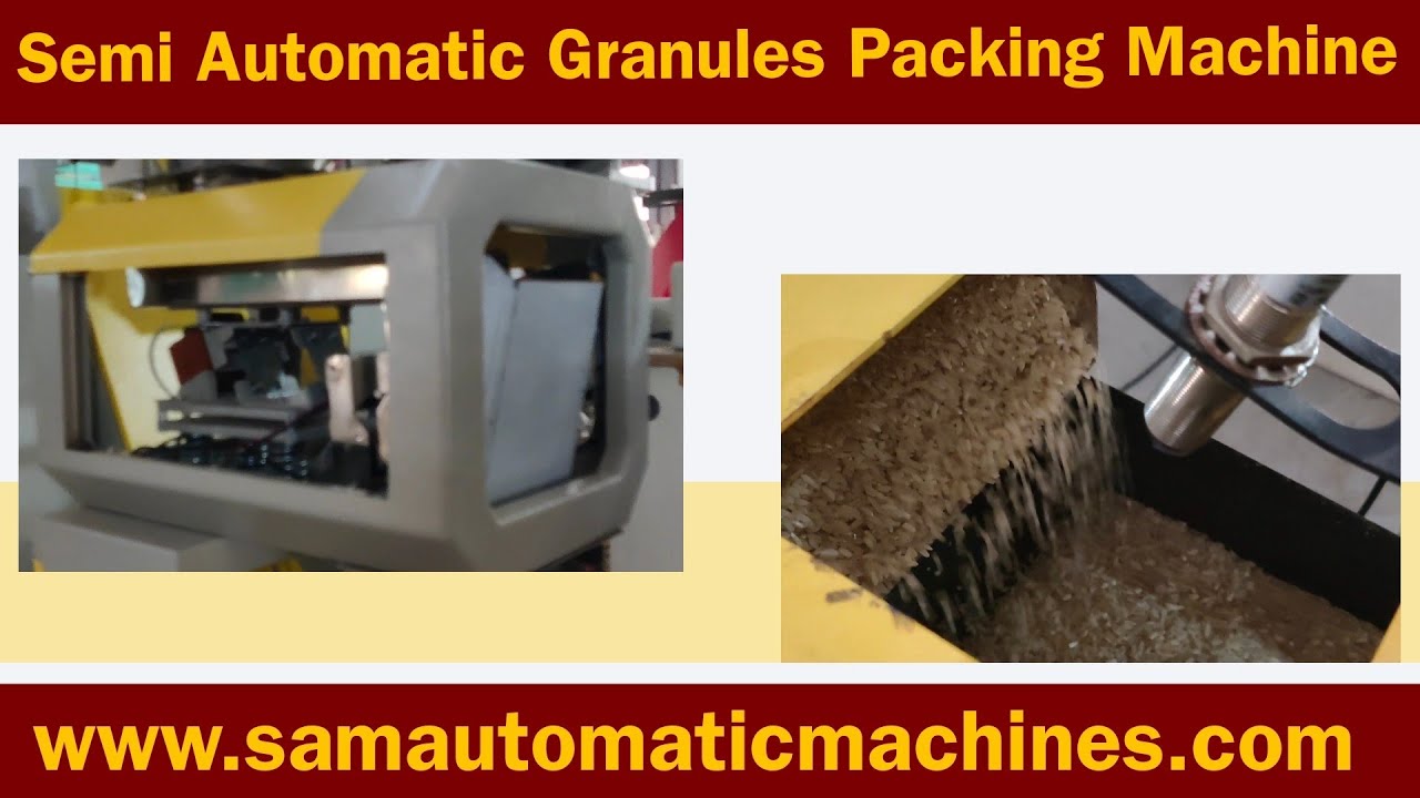 Semi Automatic Packing Machine, Granules Snacks Dry fruits Nuts Accurate Weighing & Speed Filling