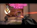 The best crosshair placement in valorant
