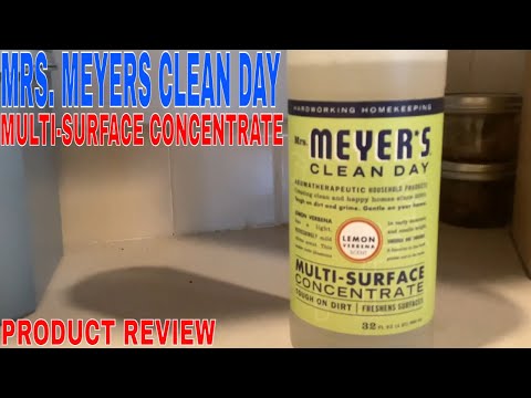 How Much Mrs Meyers Concentrate For 24 Oz