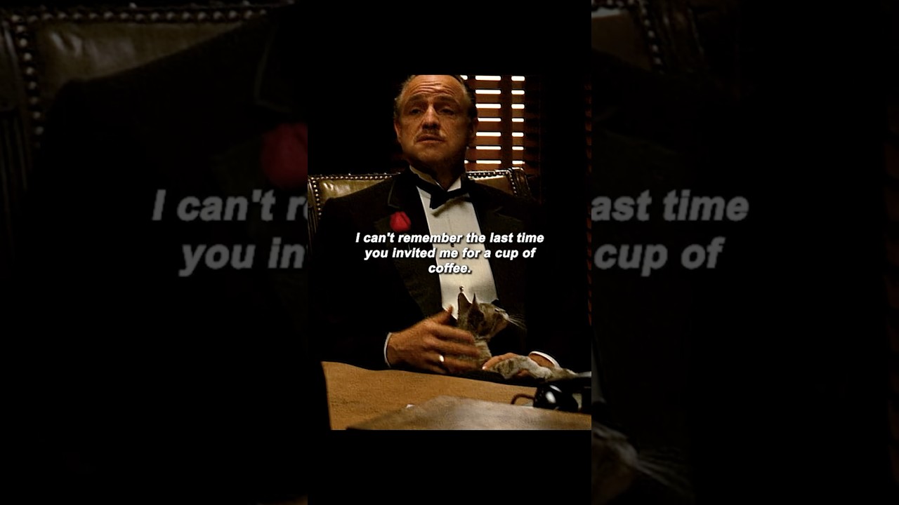 🎩🔥 [THE GODFATHER] Vito Corleone’s POWER - "Justice, Not Murder" | Iconic Scene Breakdown! 💀⚖️