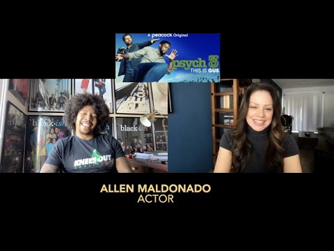 Allen Maldonado Talks About Joining the Psych Franchise With Psych 3: This Is Gus On Peacock