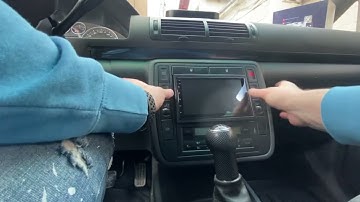 How to install Volkswagen Sharan car radio android headunit, with YouTube, Waze, Apple carplay