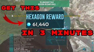 How I Make 60k Hexagons in 3 Minutes EASY | Ark Official PVP | Sentinels