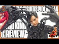 Did Hot Toys Put Some Dirt in Our Eye? | Black Suit Spider-Man Unboxing &amp; Posing Review
