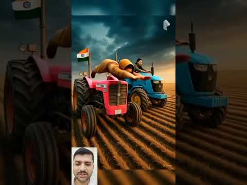 Amazing Power Full Tractor Work In The Field Tractor Farming Automobile Agriculture Shortvideo 