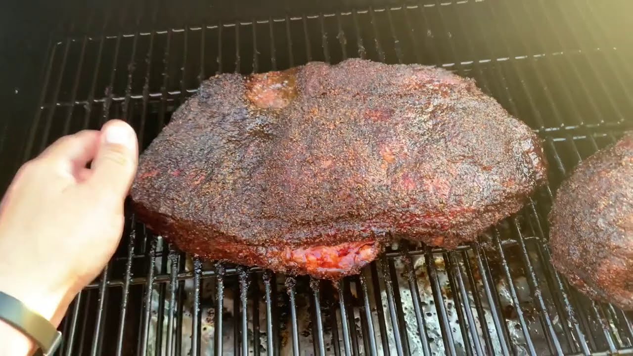 Smoked Brisket On The Z Grills 1000D - YouTube
