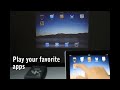 AAXA Technologies P3 Pico Projector with iPad Demonstration Mp3 Song