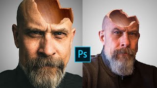 HOLLOW HEAD EFFECT | PHOTOSHOP EFFECT | PHOTOSHOP TUTORIAL screenshot 3