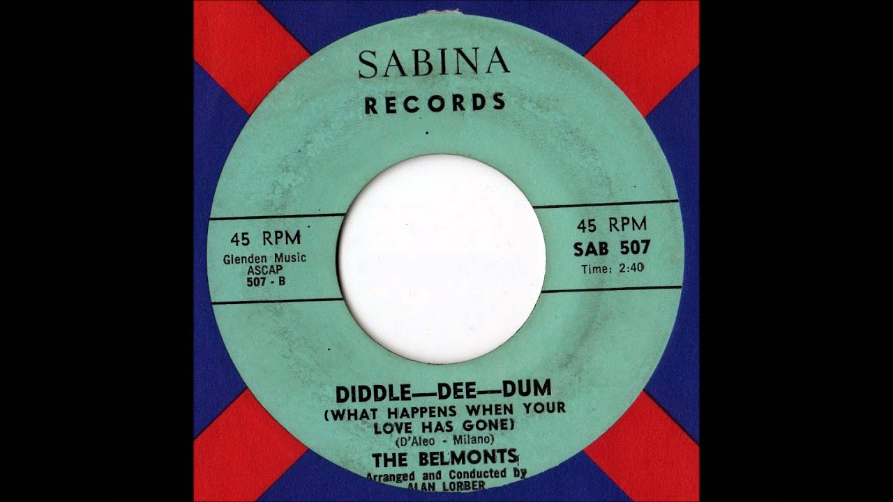 The Belmonts Diddle Dee Dum YouTube