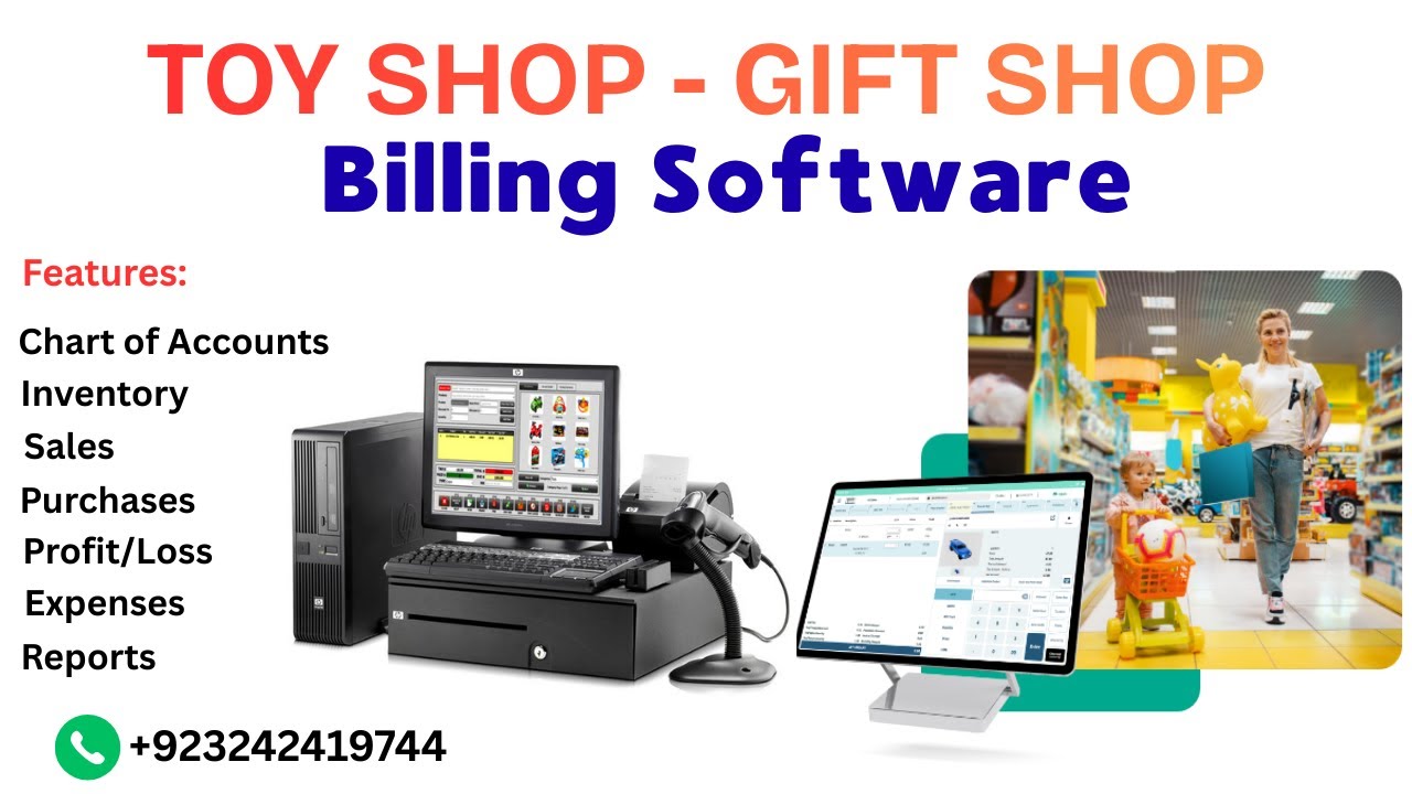 Gift Shop & Toy Shop POS Billing Software | Retail Accounts & Inventory Management