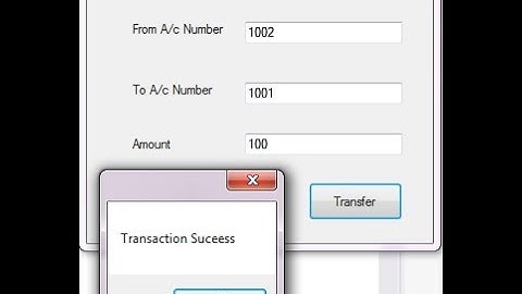 account to account transaction using c#.net part2