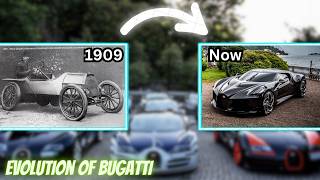 Evolution of Bugatti | (1909 - 2024) Bugatti #bugatti