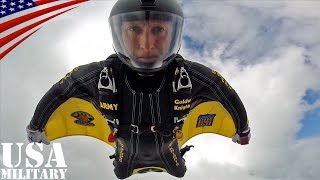 米陸軍パラシュートチーム・ゴールデンナイツの凄いスカイダイビング - U.S. Army Parachute Team Golden Knights Amazing Skydiving