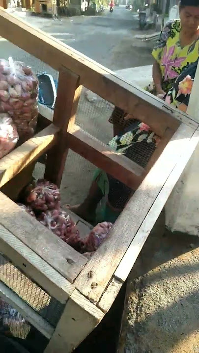 cara jual bawang cepat habis #bakul bawang merah# penjual keliling