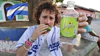 Trying STREET FOOD in Nicaragua