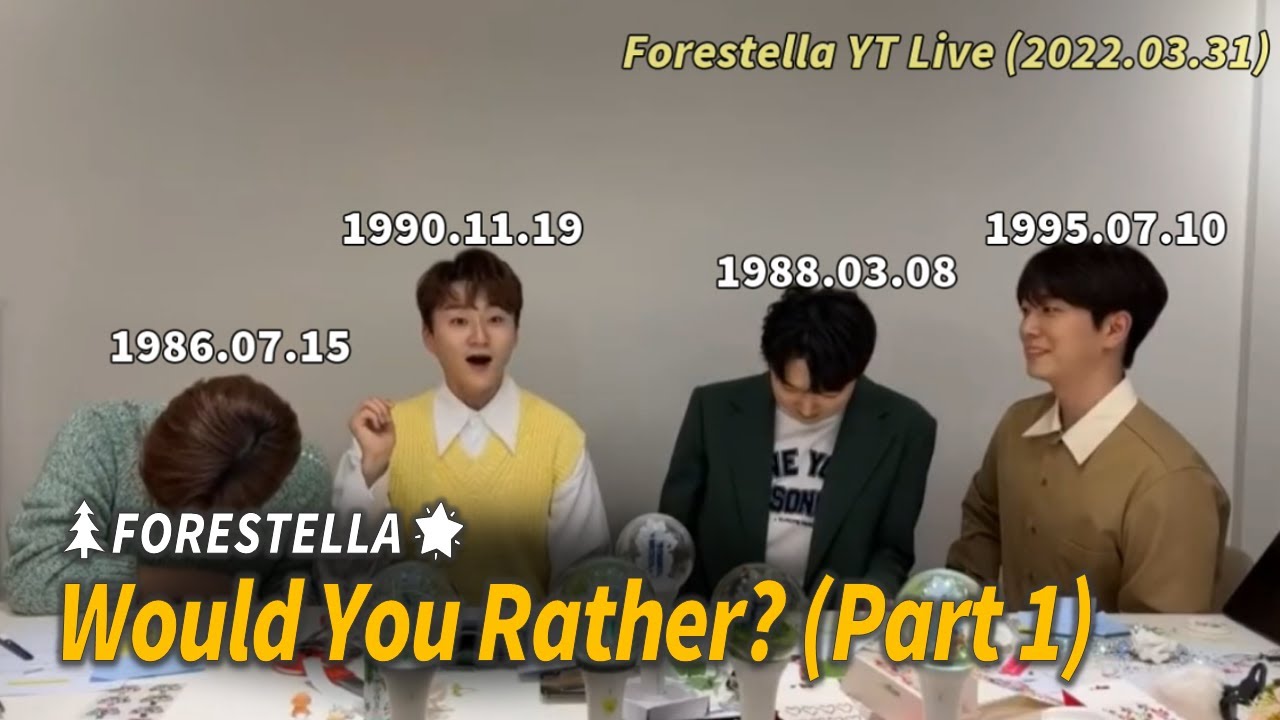 Forestella Would You Rather Questions: Balance Game (Part 1) | 포레스텔라 밸런스 게임