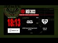 BLG vs. T1 | 브래킷 스테이지 Day11 | 2023 MSI