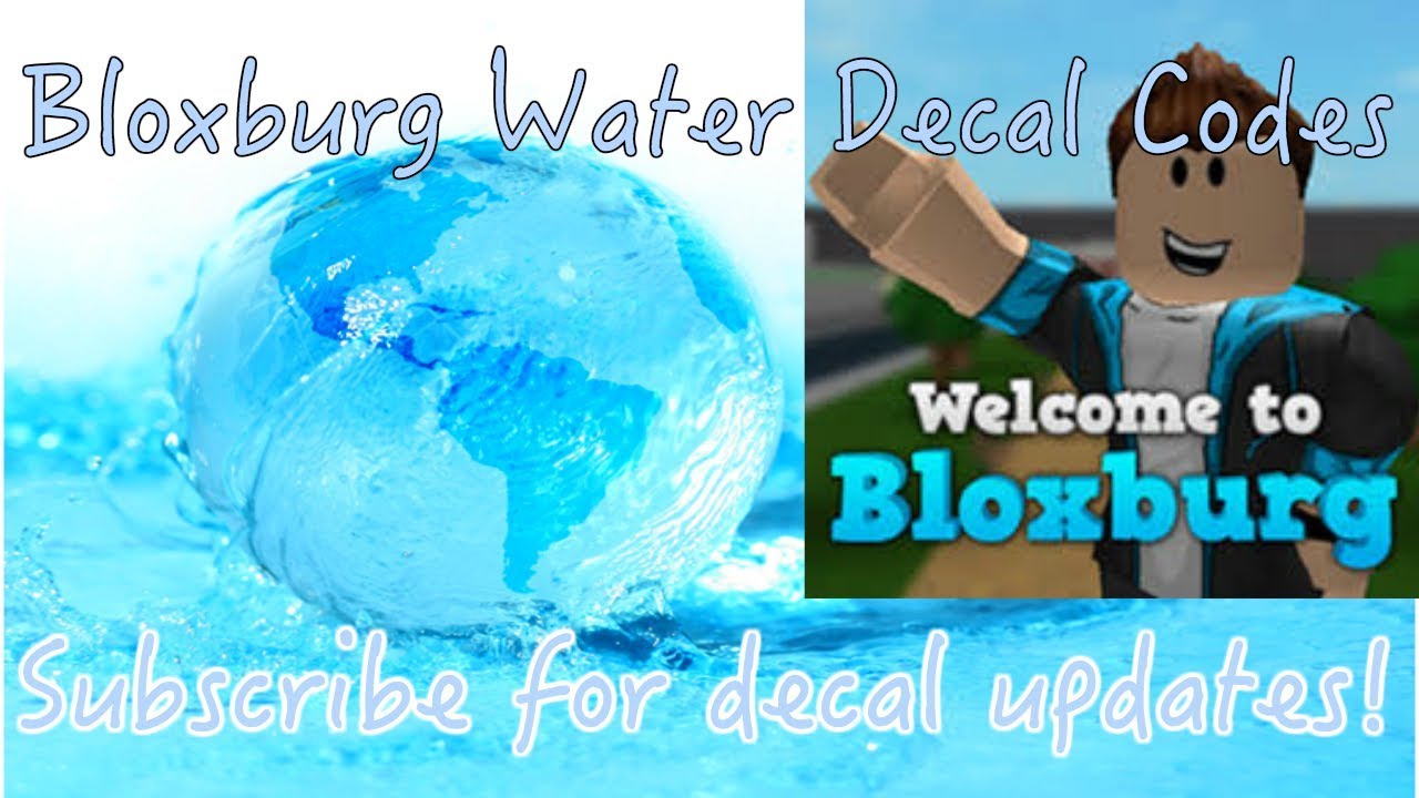 Water Decal ID Codes for Bloxburg ! | Doovi