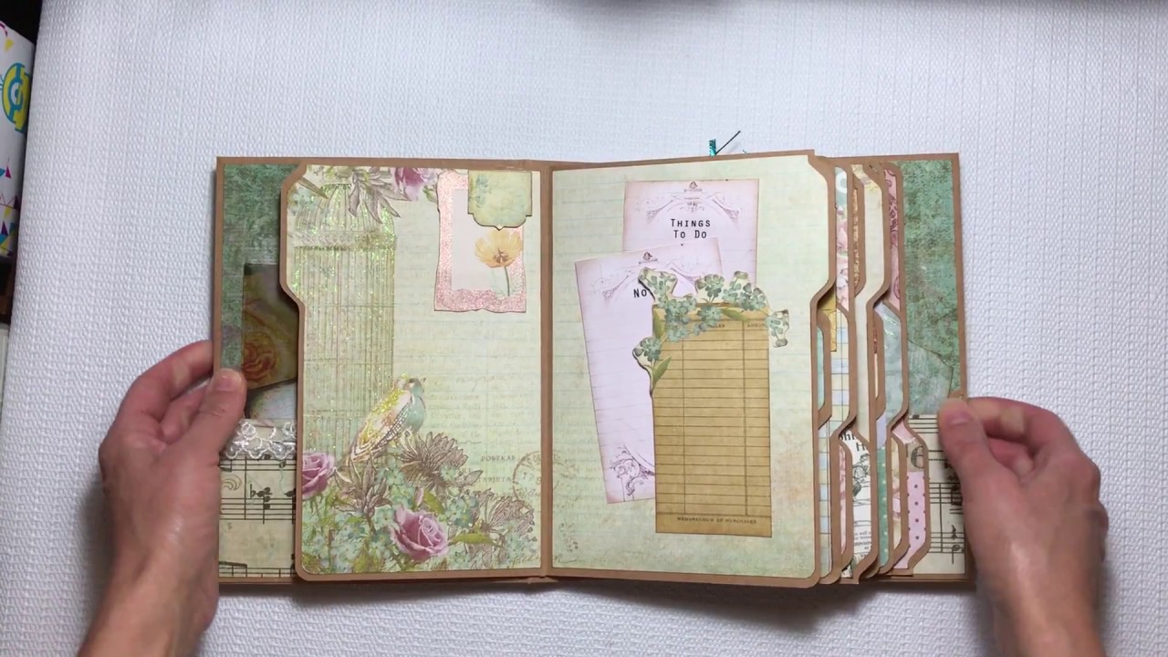Flora: File Folder Mini Album 2017 - YouTube