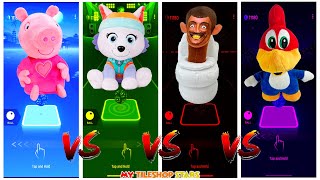 Peppa Pig & Paw Patrol Everest & Skibidi Toilet & Woody Woodpecker. Who Is Best?