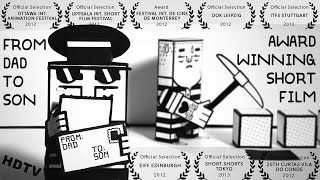 From Dad To Son - Award Winning Shortfilm Animation #papercraft #paper #3d