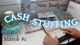 March 2024 Cash Envelope Stuffing #1 | Paycheck Breakdown | Personal Budget Planning