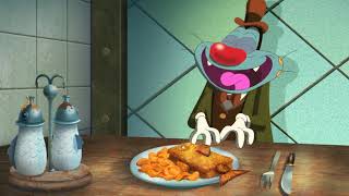 Download lagu Oggy Eating fish scene.